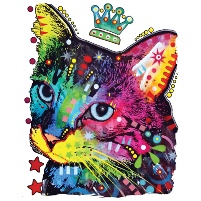 Thinking Cat Crowned- Ladies